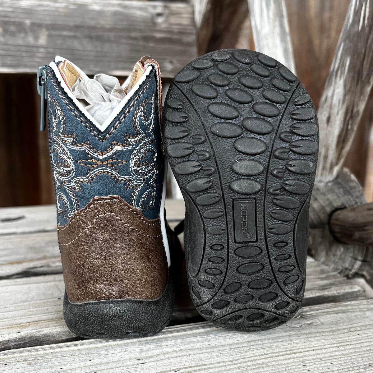 Roper Infant Boys' Ainsley Blue Boots