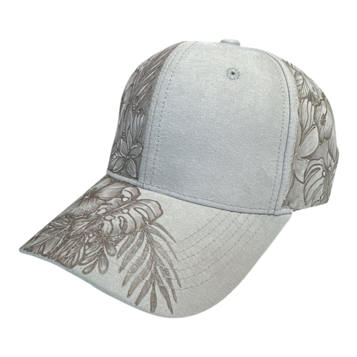 Full Blooms - Burned Suede Baseball Cap