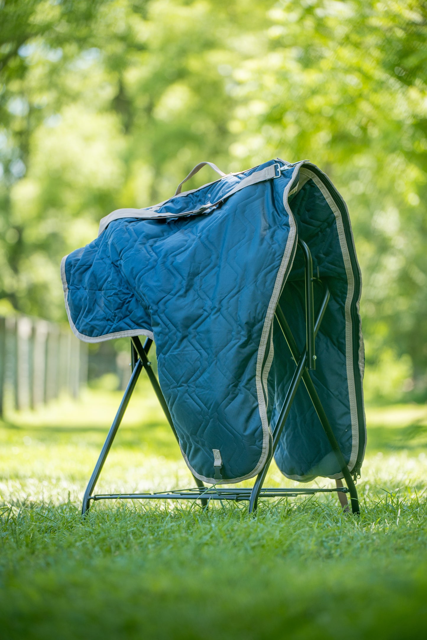 AJ Tack Western Padded Saddle & Bridle Carrier Set | 420D Nylon | 8 Colors
