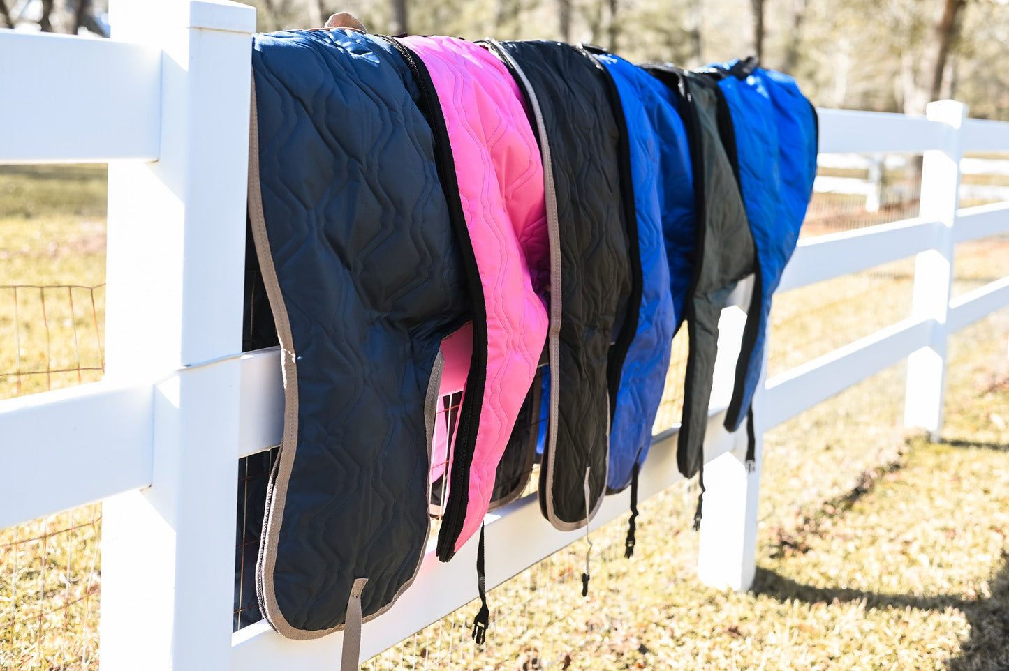 AJ Tack Western Padded Saddle & Bridle Carrier Set | 420D Nylon | 8 Colors