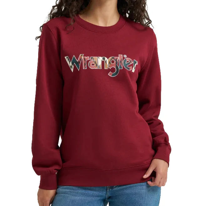 Cabernet Crew Sweatshirt | Wrangler Womens