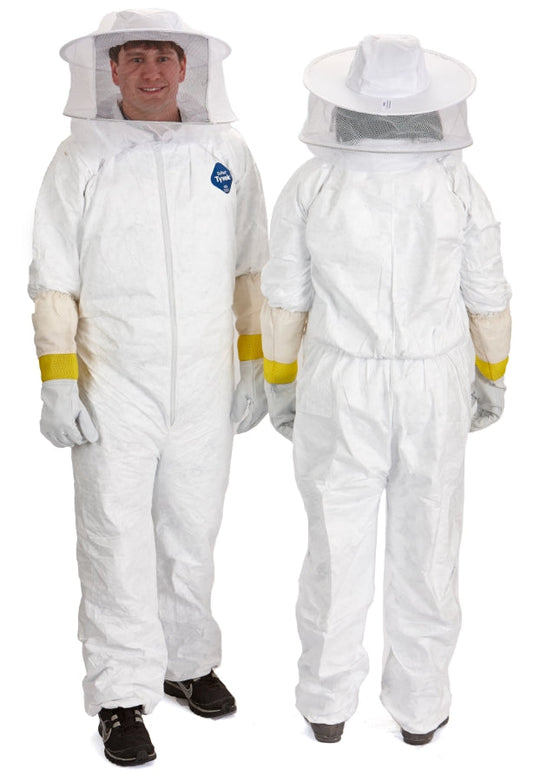 X-LARGE BEEKEEPING TYVEK COVERALL