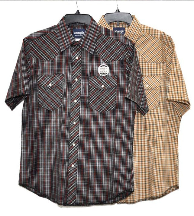 Short Sleeve Plaid | Wrangler