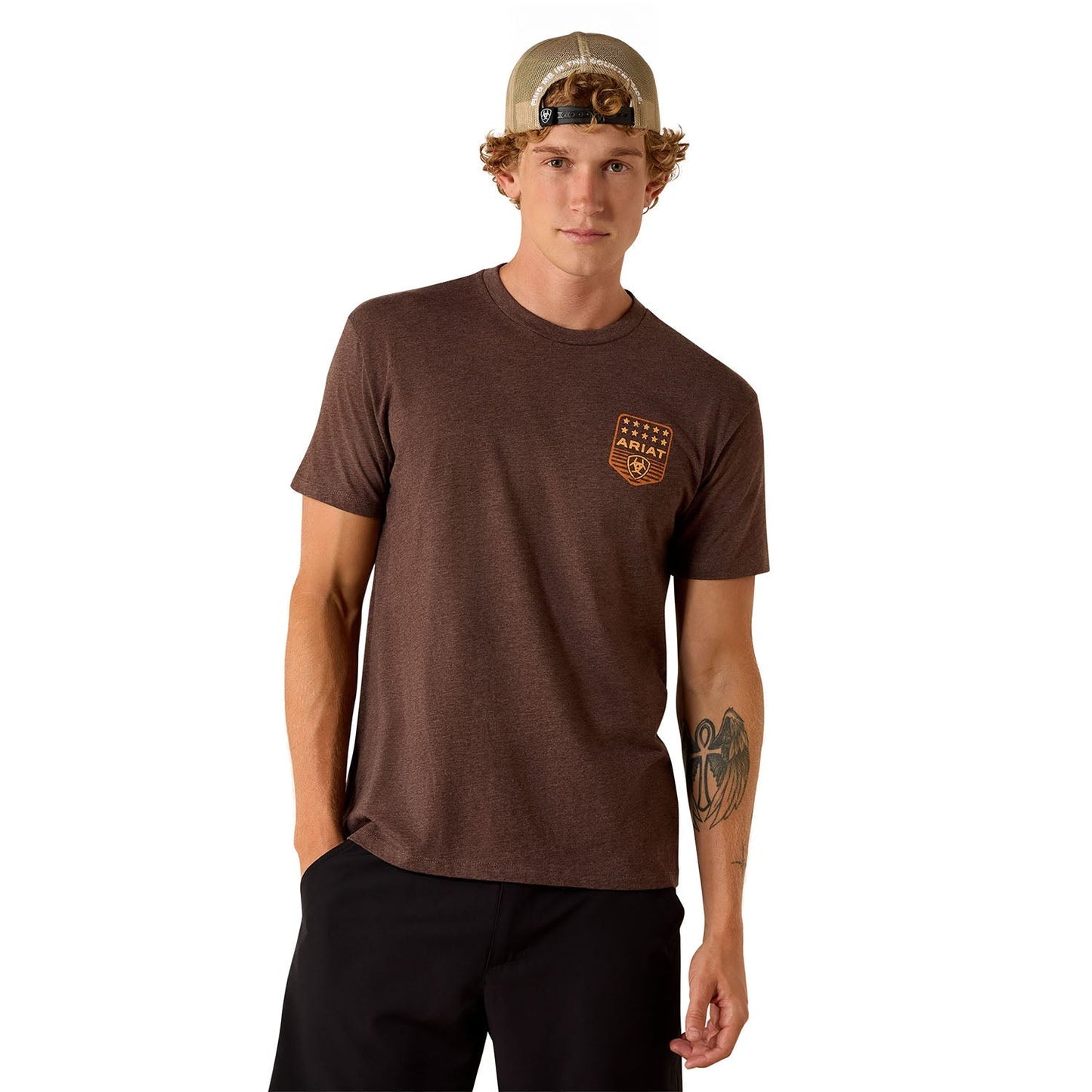 Ariat Men's Patriotic Badge Western Graphic Tee