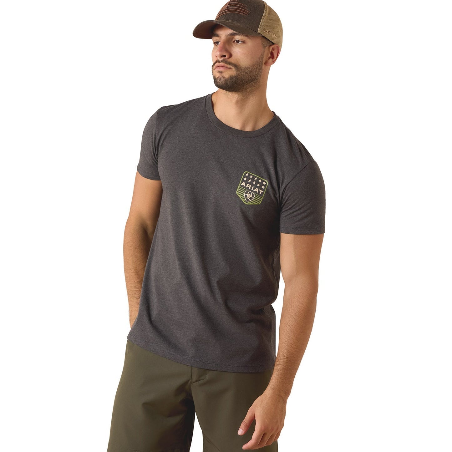 Ariat Men's Patriotic Badge Western Graphic Tee