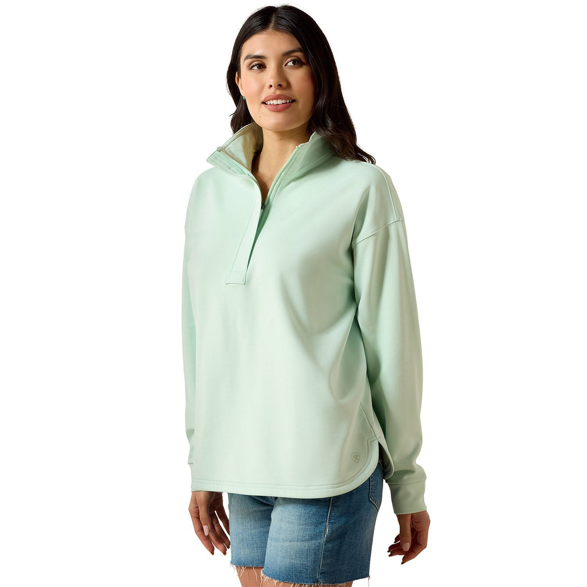 Ariat Women's Breeze Logo 1/2 Zip Fleece Sweatshirt