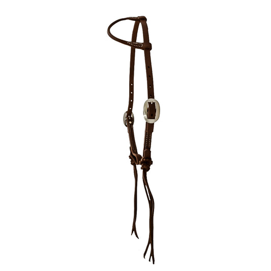 AJ Tack Rattlesnake Single Ear Headstall, Oiled