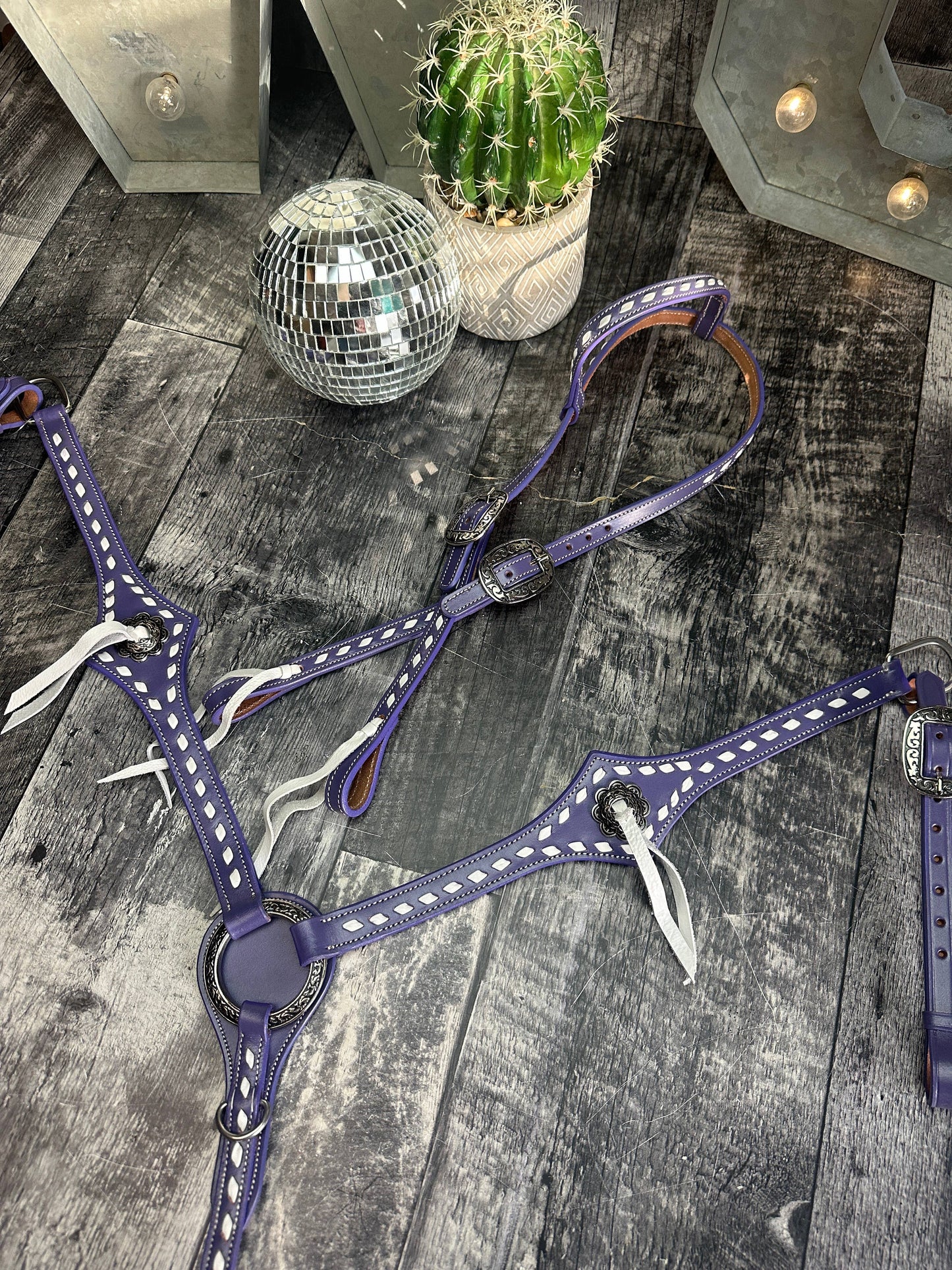 Buckstitchin' Beauty Purple Tack Set
