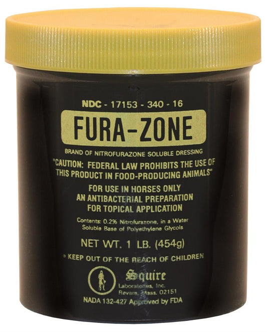 Fura-Zone Nitrofurazone Soluble Dressing for Horses, 1 lb — Discontinued Stock