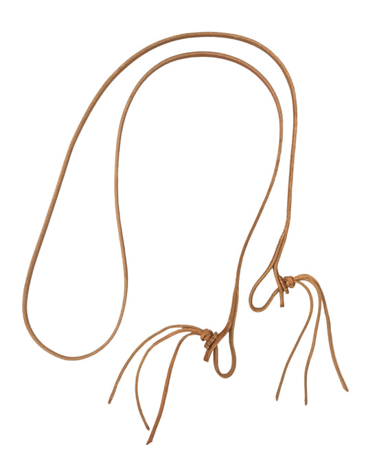 AJ Tack Harness Leather Rattlesnake Roper Reins, 5/8"