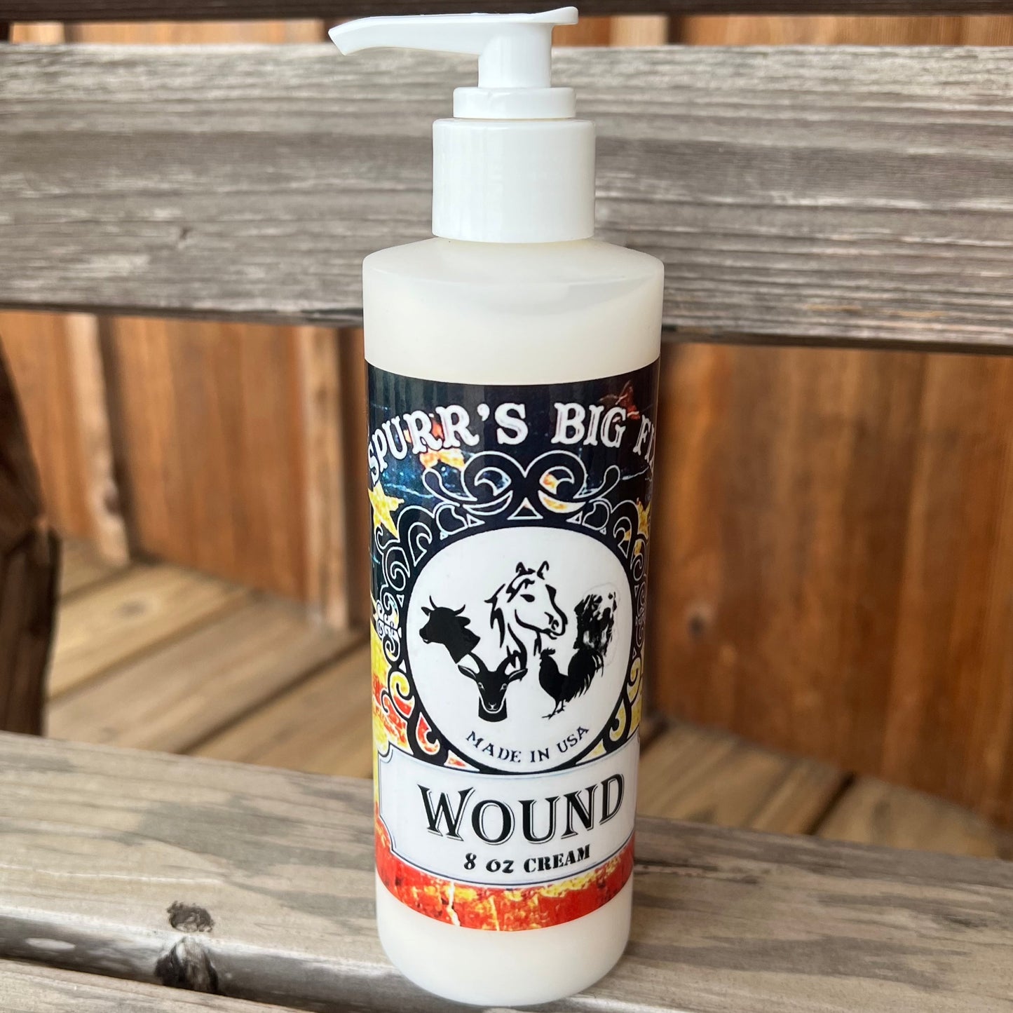 Spurr's Big Fix Wound Cream | 8oz Pump Bottle