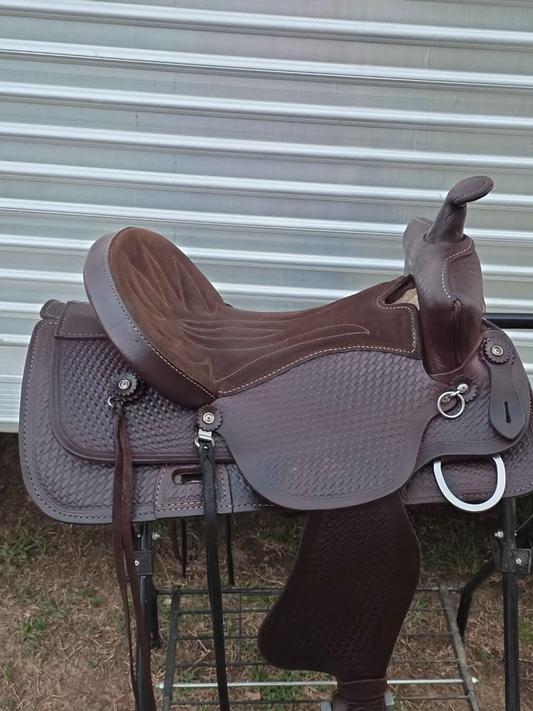 American Saddlery Custom Western Saddle – 16" Seat, FQHB (Used)