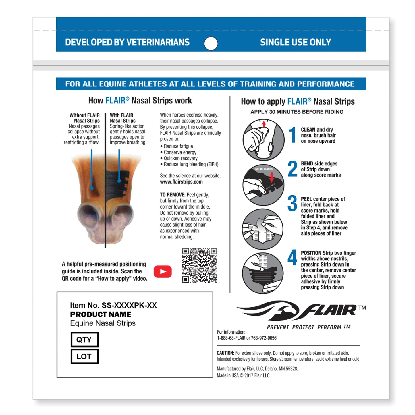 Cow Print Flair Strips | Equine Nasal Strips