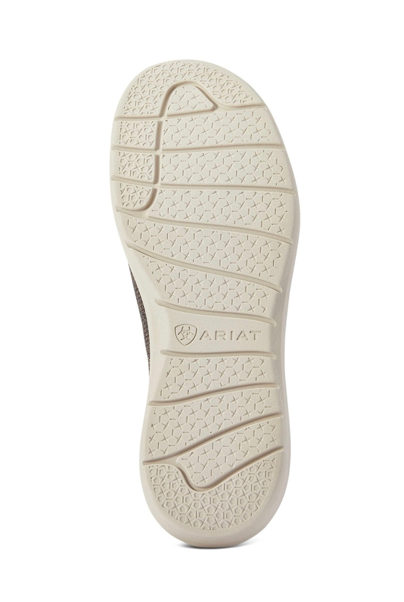 Ariat Men's Hilo Slip-On Casual Shoe | Heather Brown Canvas