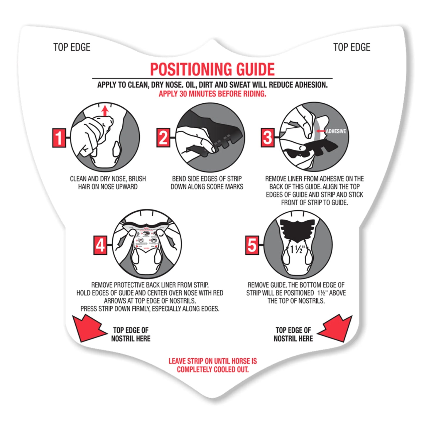 Cow Print Flair Strips | Equine Nasal Strips