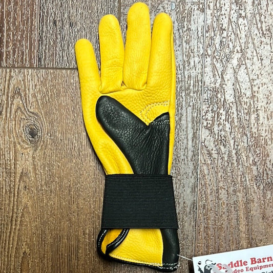 Saddle Barn Right Hand Bull Riding Glove with Velcro Closure
