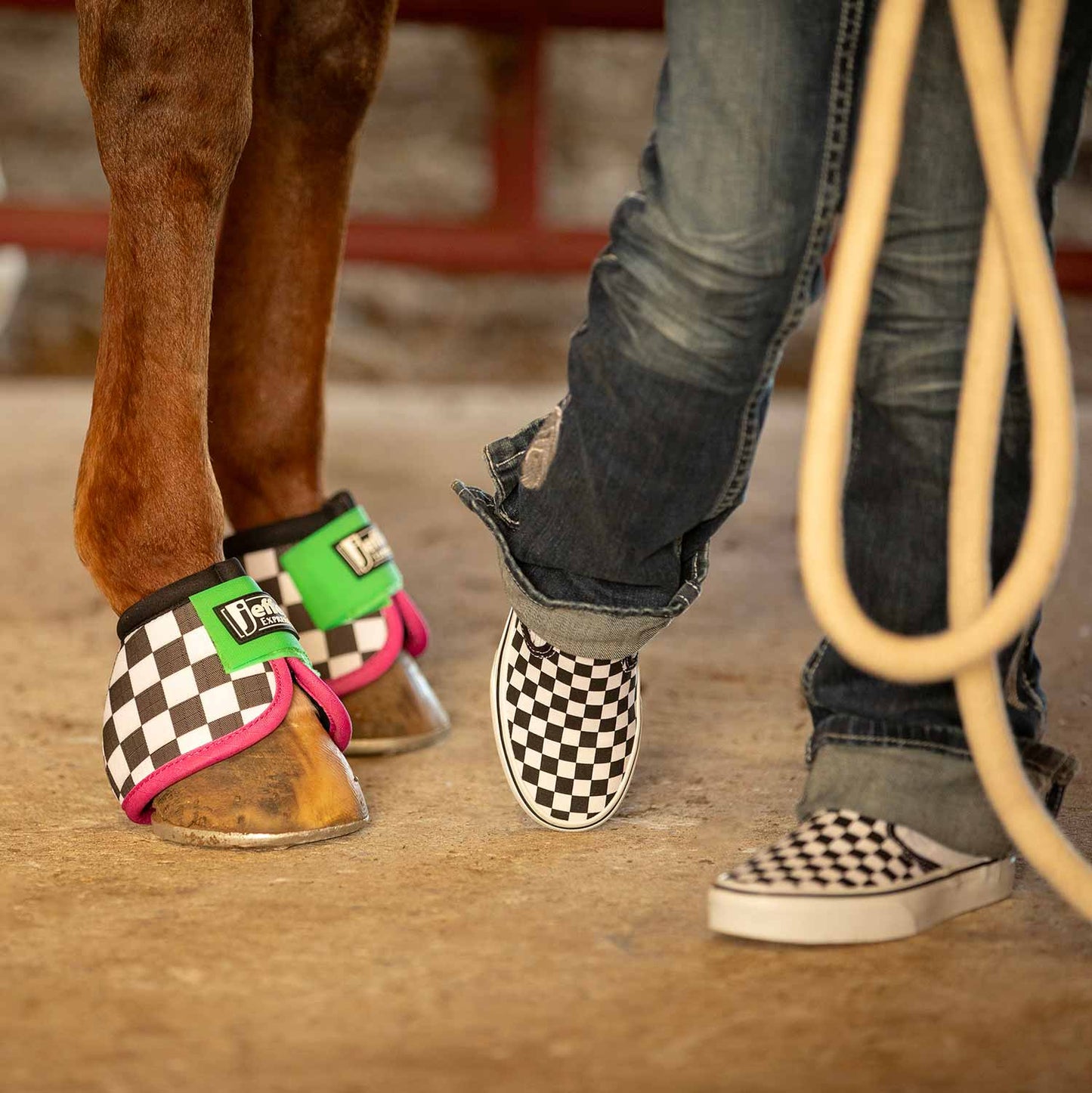 Jeffers Expression No-Turn Bell Boots for Horses, Pair