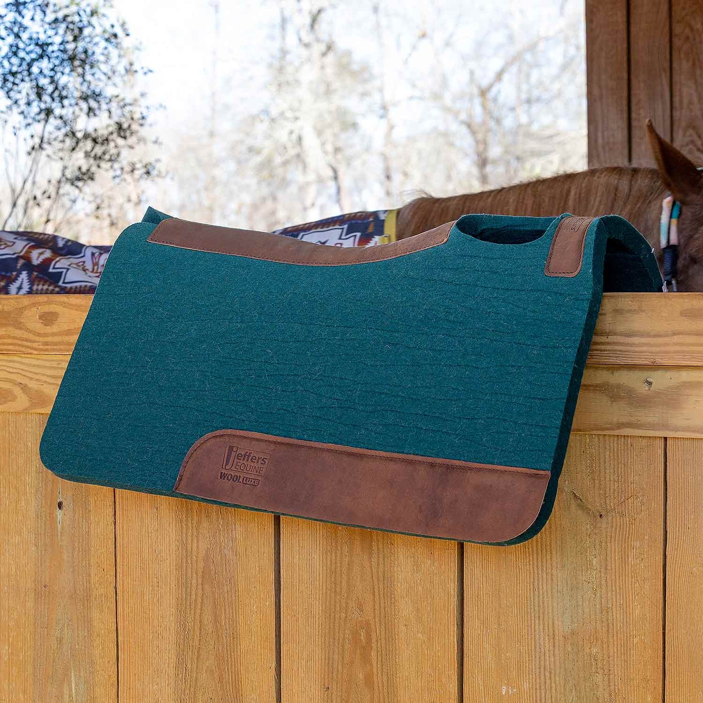 Jeffers WoolLuxe 100% Wool Saddle Pad
