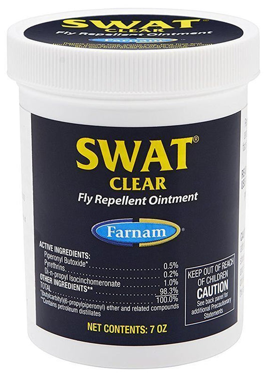 SWAT Clear Fly Repellent Ointment by Farnam 7 oz