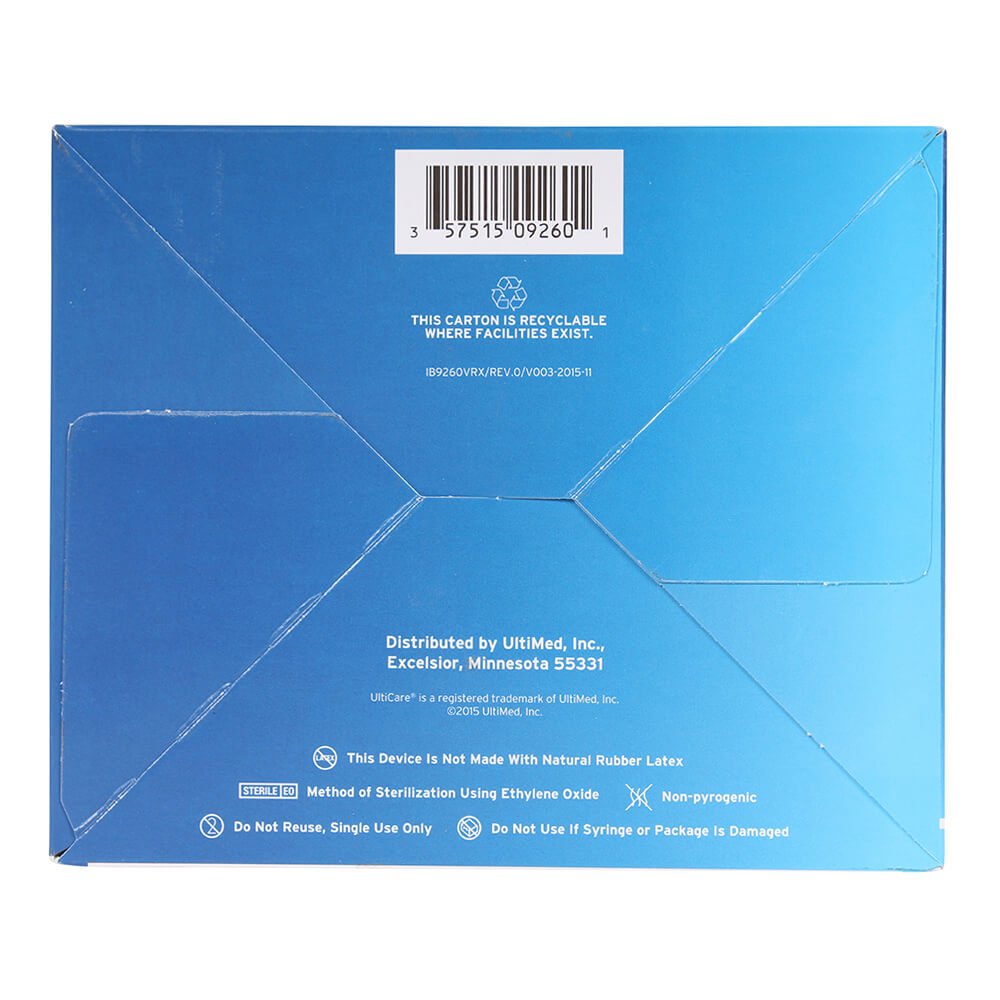 UltiCare U-40 Insulin Syringes for Pets, 29ga x ½", Box of 100 ct