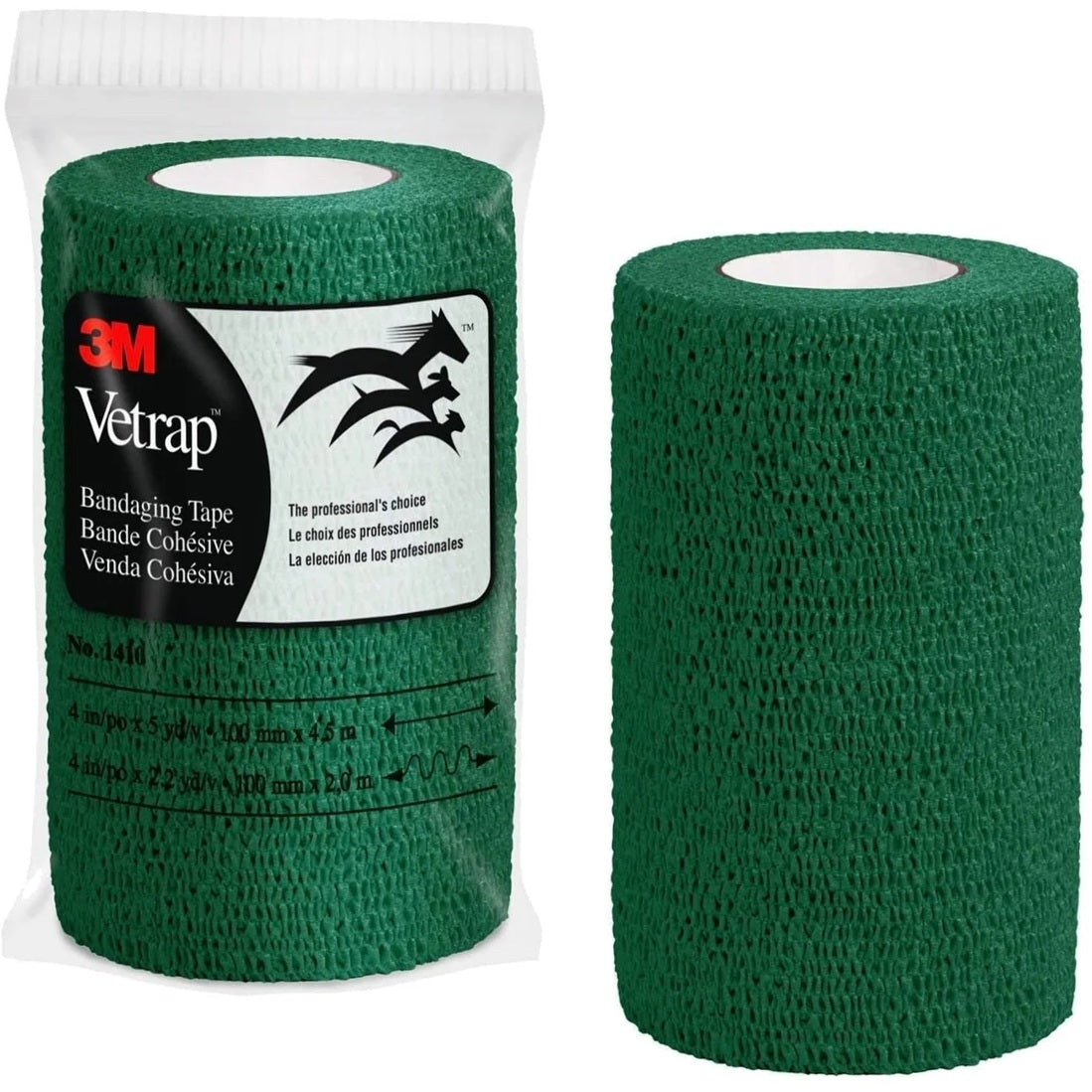 3M: VETRAP BANDAGING TAPE - 4IN x 5YD